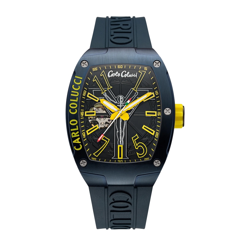 Carlo Colucci Automatikuhr Automatikuhr CC100 . gelb