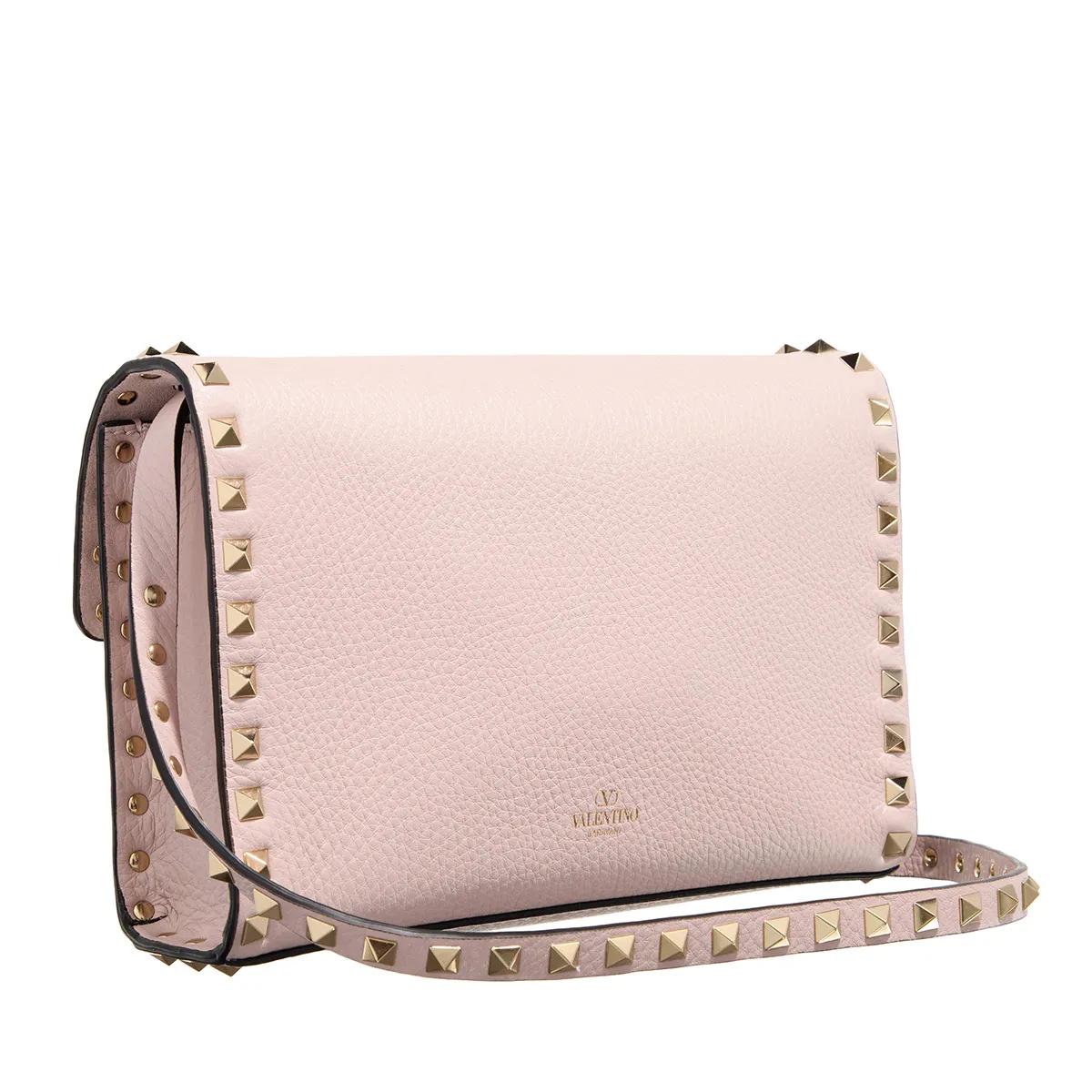 Valentino Garavani Crossbody bags Small Shoulder Bag Rockstud in poeder roze
