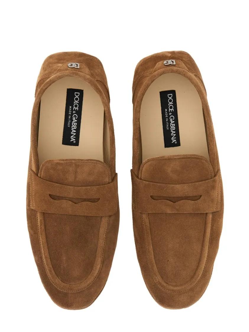 Thumbnail - Dolce&Gabbana Loafer - Leather Drivers - Gr. 41 (EU) - in Braun - für Damen
