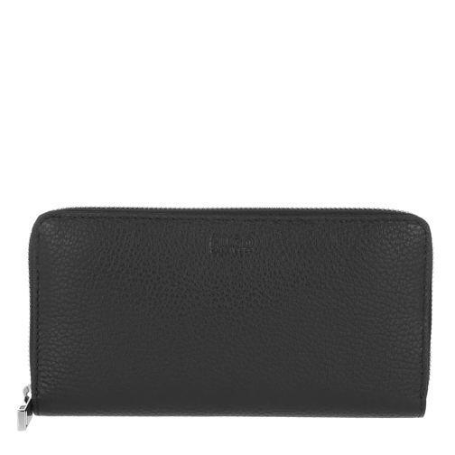 Hugo Mayfair Zip Around Wallet Black Portemonnaie mit Zip-Around-Reißverschluss