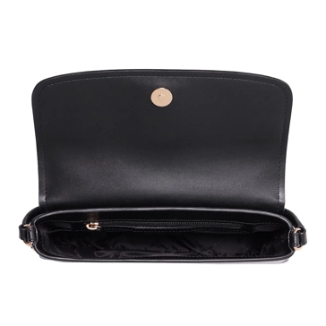 latte620　レディース　BLK S Michael Kors Alice Sm Flap Xbody Black | Crossbodytas