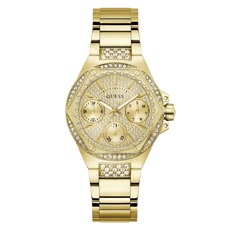 Guess Quarzuhr Quarz-Analoguhr Envy gold