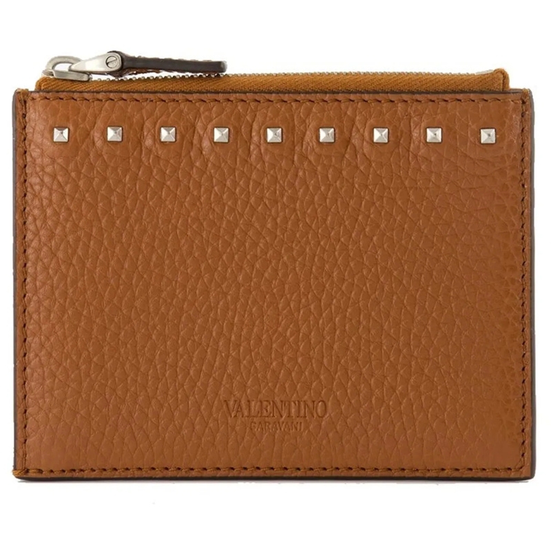 Valentino Garavani T-Shirt Valentino Garavani Leather Card Holder braun