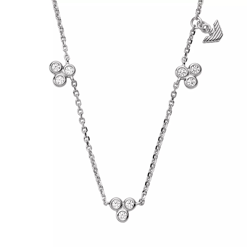 Emporio Armani Sterling Silver Necklace Silver Collier court