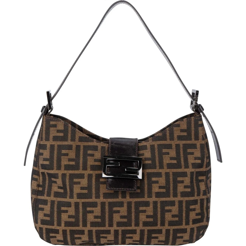 Fendi Schultertasche Fendi FF Monogram Baguette Shoulder Bag mehrfarbig