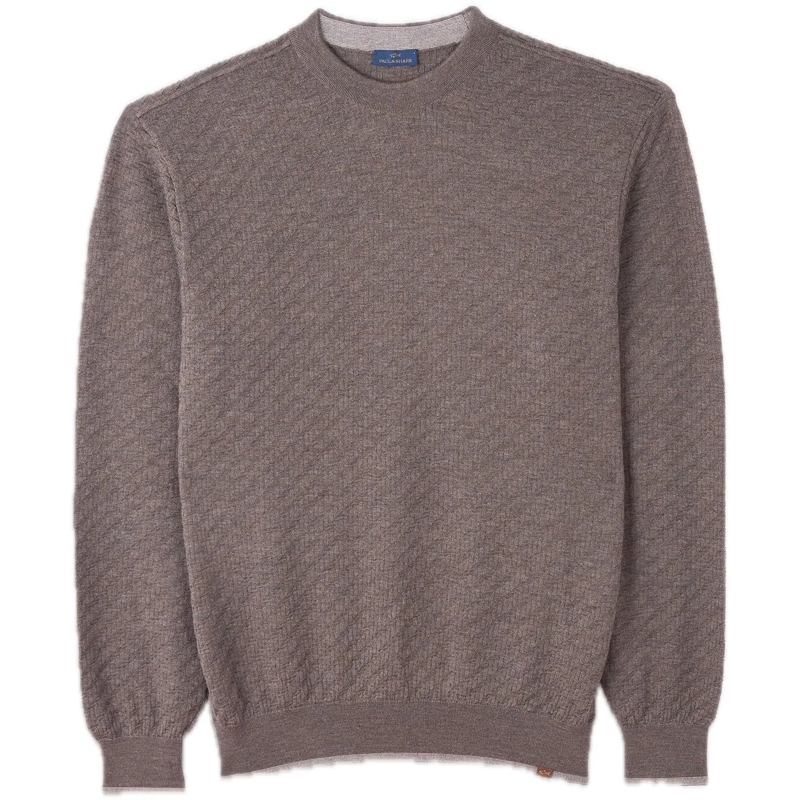 Paul & Shark  Wool Crewneck Sweater taupe