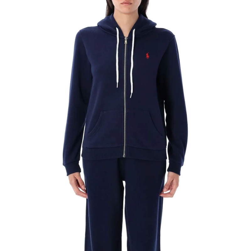 Polo Ralph Lauren  Relaxed Fit Black Full-Zip Hoodie Blue