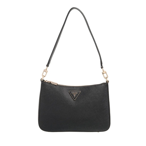 Guess Shoulder Bag Eco Jazlynn Top Zip Shldr Bag Black