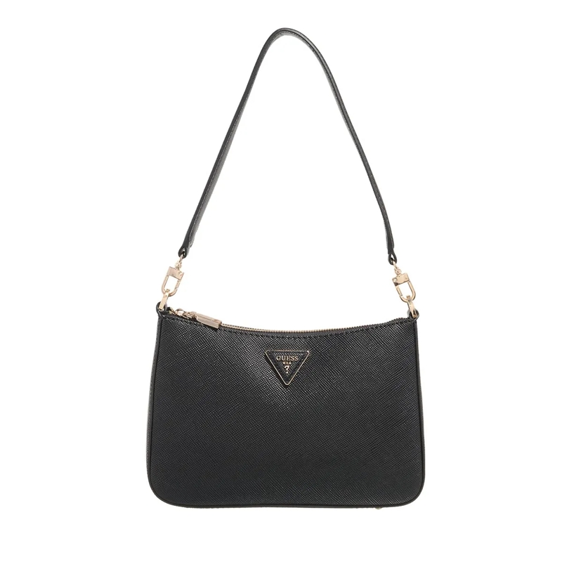 Guess Schultertasche Eco Jazlynn Top Zip Shldr Bag Black
