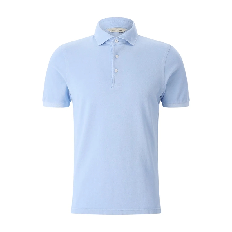 Gran Sasso Polo Poloshirt aus Baumwolle grün(Image 16)