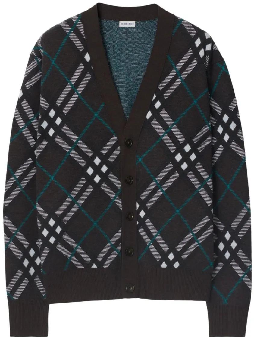 Burberry - Cashmere Cardigan - Größe S - schwarz