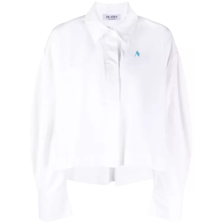 The Attico White Cotton Shirts White