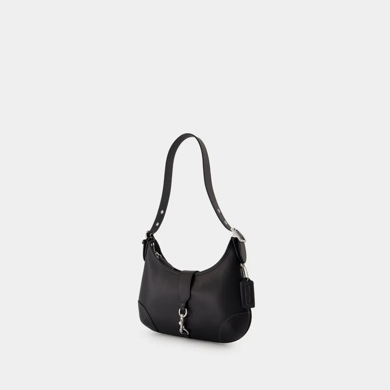 Coach Schultertasche Glovetanned Hamptons Hobo Black(Image 4)
