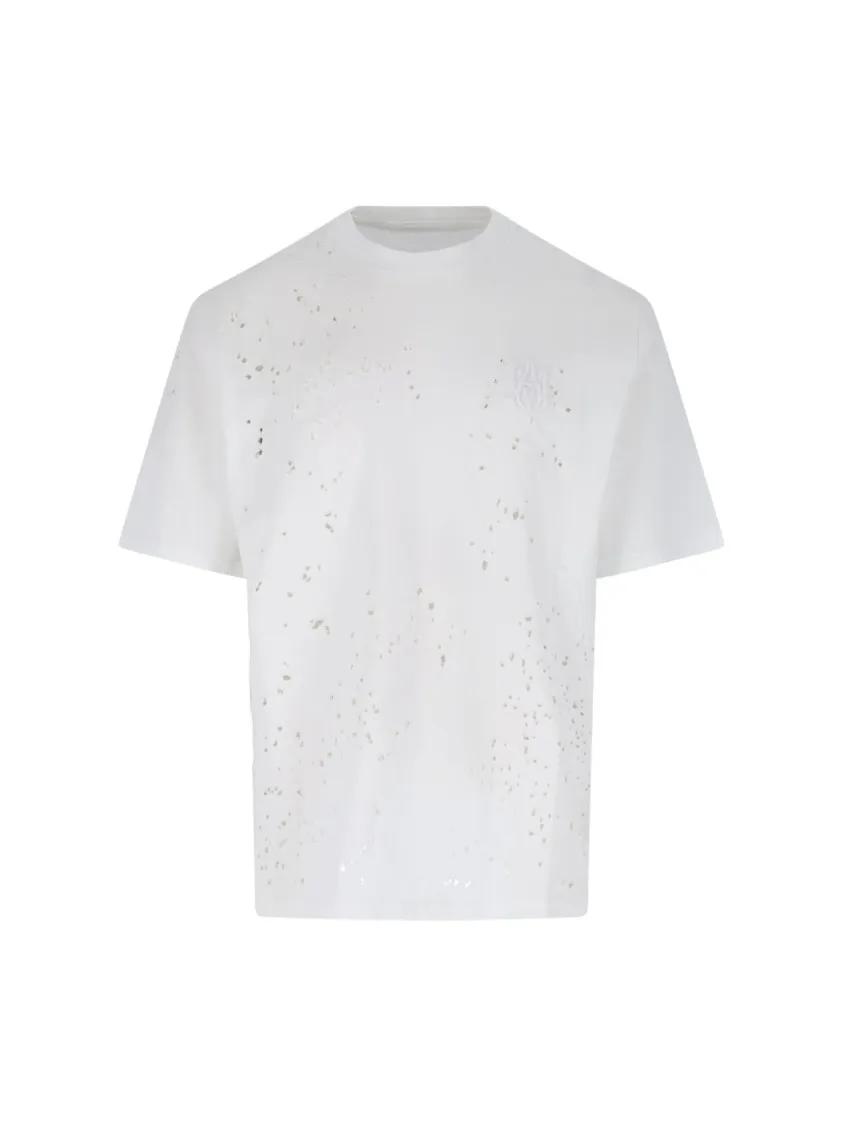 Thumbnail - Amiri - Ma Shotgun' T-Shirt – White - Größe XL - weiß