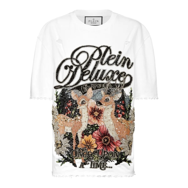 Philipp Plein T-Shirt T-Shirt Man Fit weiss