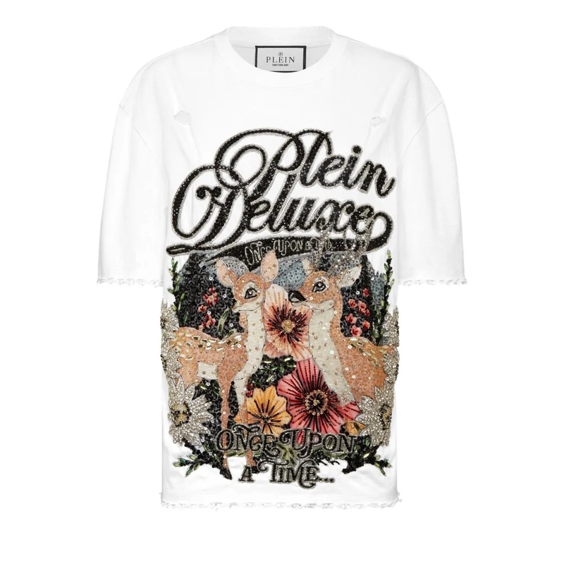 Philipp Plein T-Shirt T-Shirt Man Fit weiss