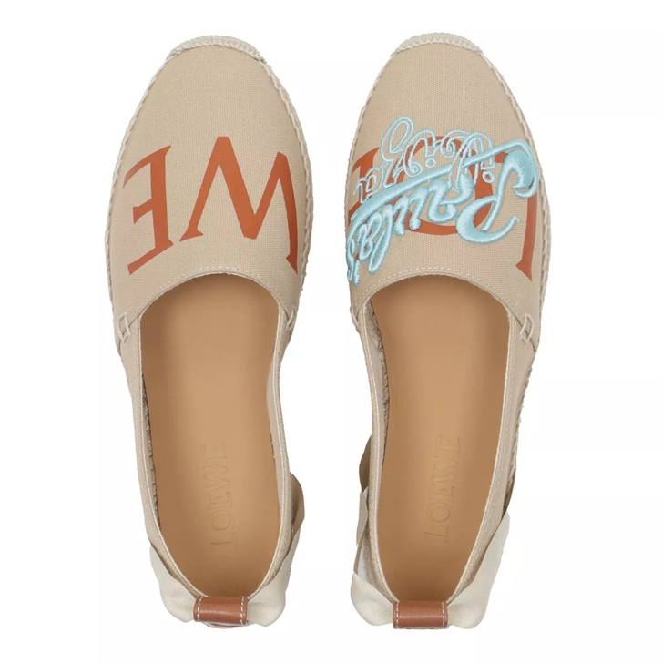 Loewe Espadrilles Beige Orange Espadrille