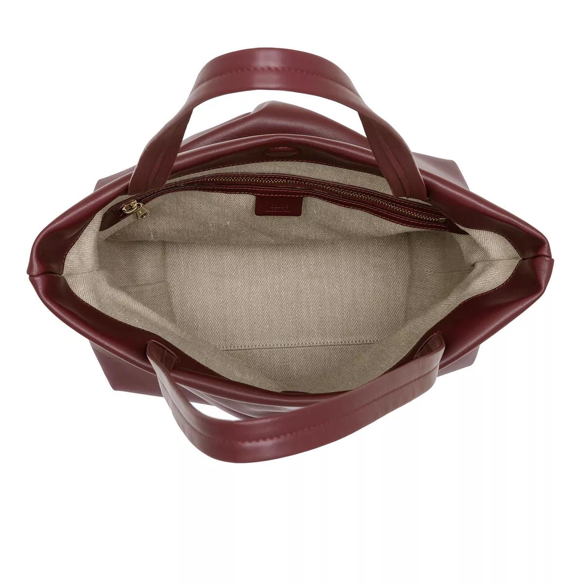 Madewell Medium Pocket Transport Tote Burgundy