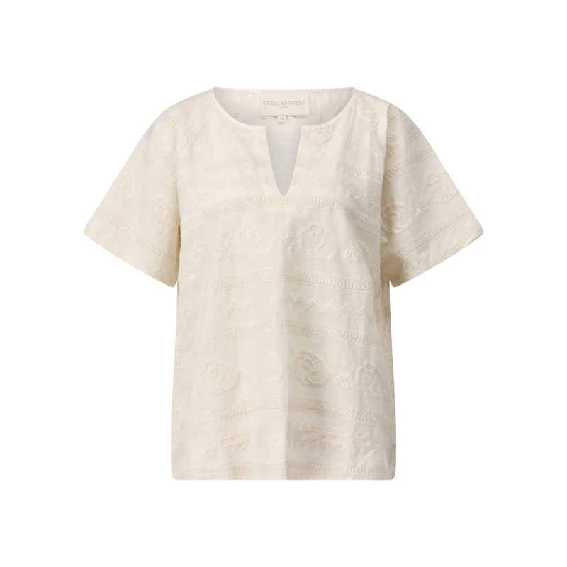 STELLA FOREST  Blusenshirt Laure Creme