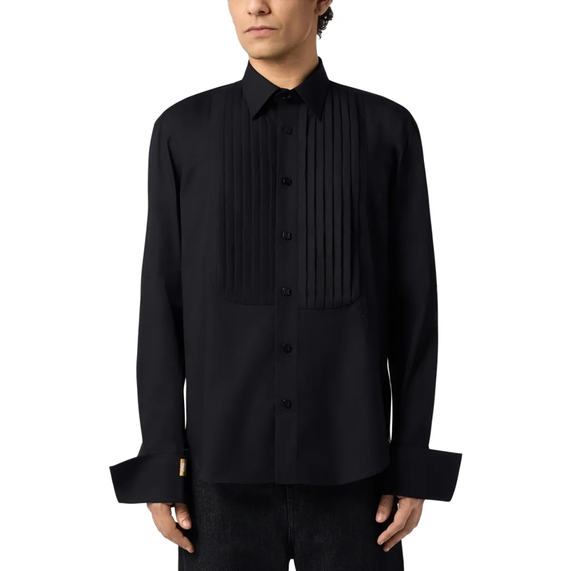 BILLIONAIRE Hemd Gold Cut Tuxedo Shirt schwarz(Image 3)