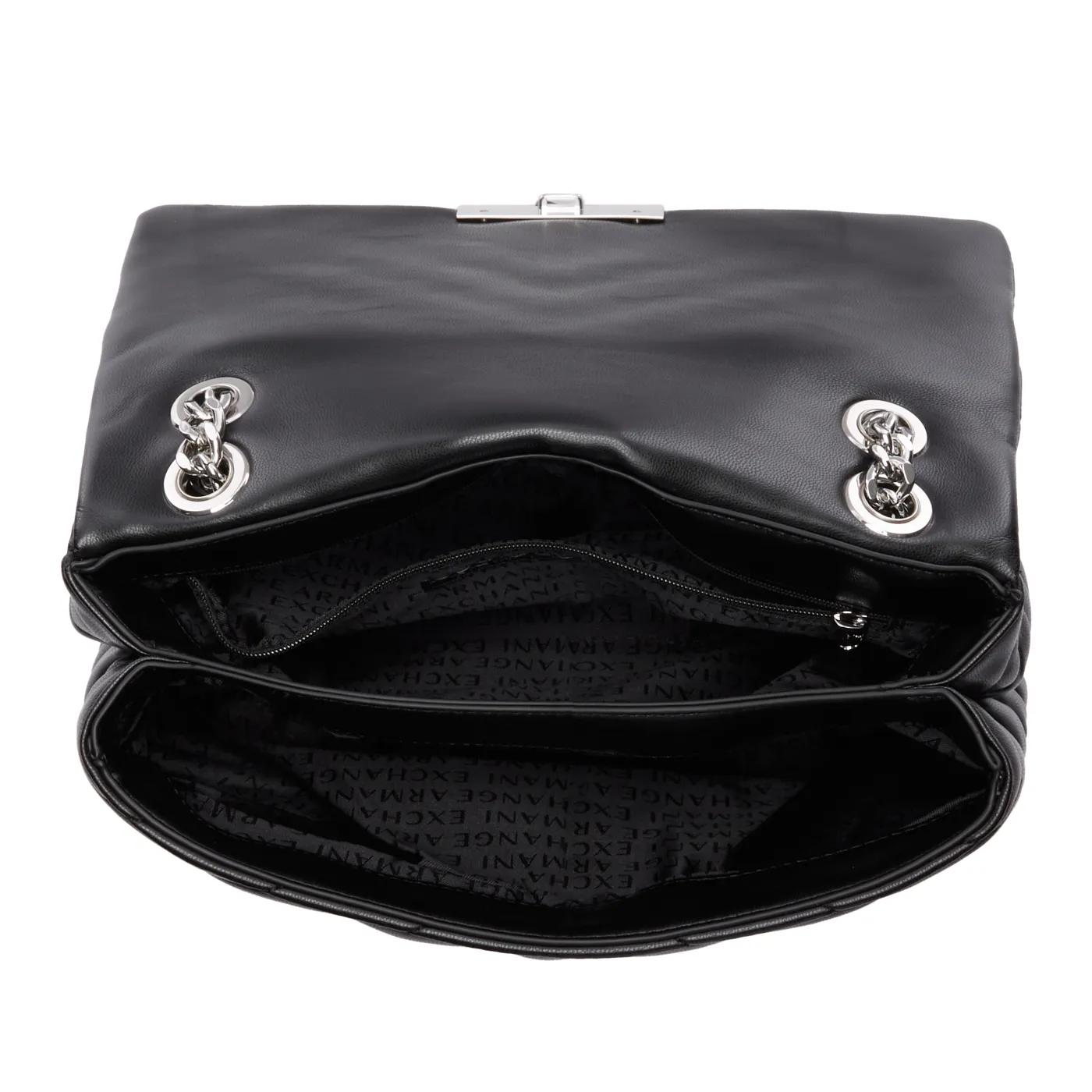 Armani Exchange Hobo bags Schultertasche in zwart