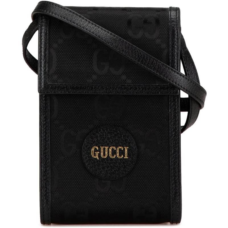 Gucci Schultertasche Off The Grid Mini GG Econyl Crossbody schwarz