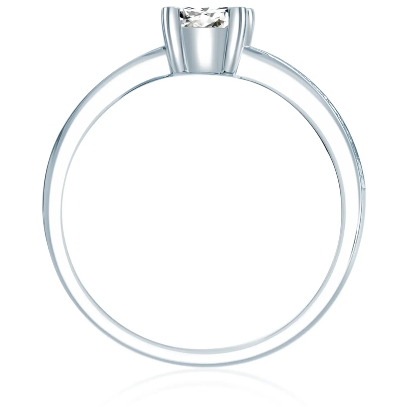 Trilani Ring Sterling Silber Ring Zirkonia silber(Image 3)