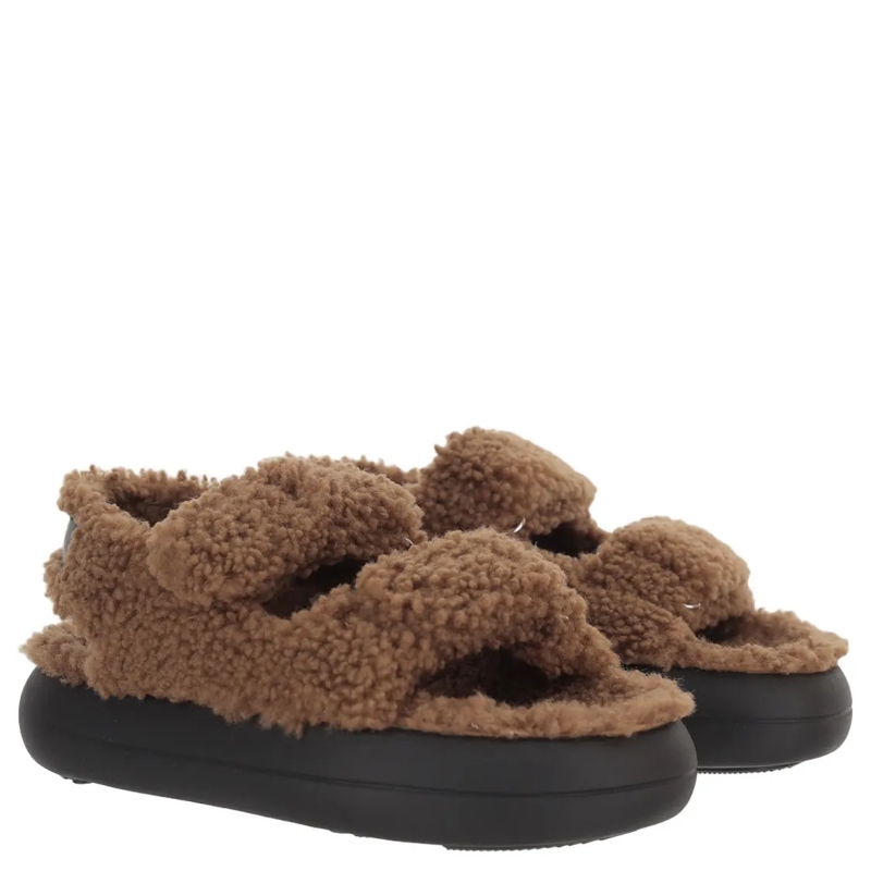 Moonboot Sandalen Shearling Sandal Boots weiß(Image 5)