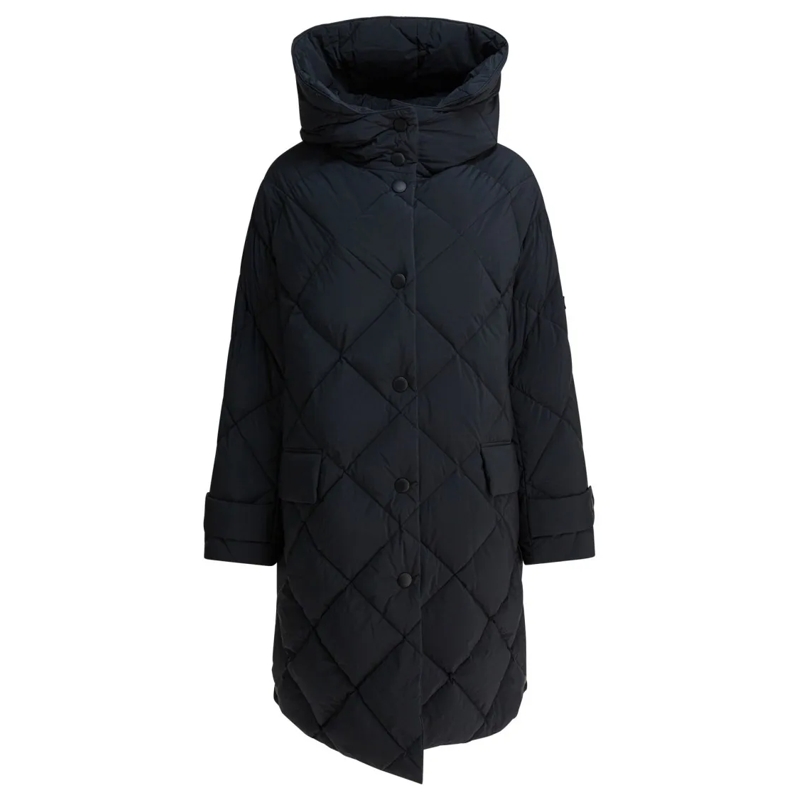 Tatras  Diamond-Stitched Down Jacket With High Collar Black