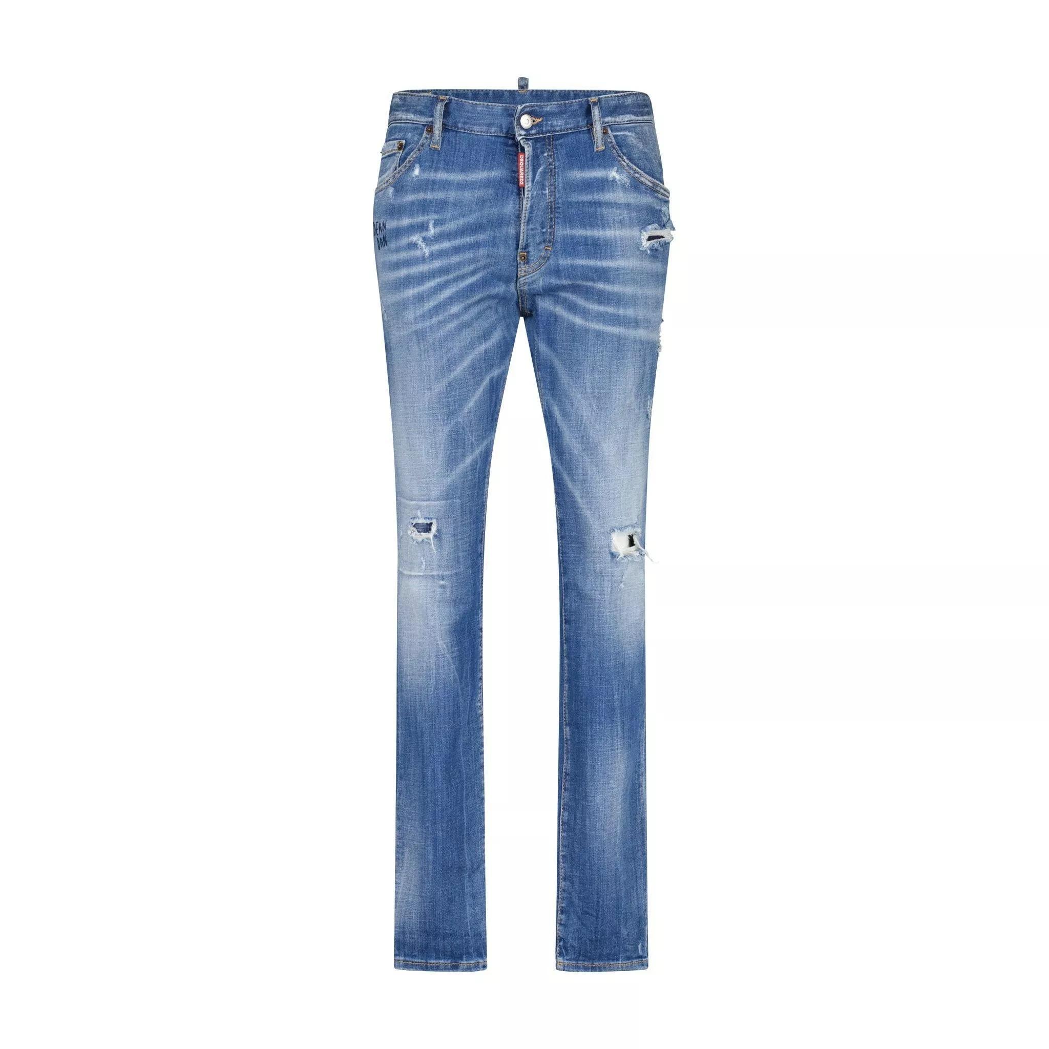 Thumbnail - Dsquared2 - Jeans Cool Guy im Used-Look 47702189375834 - Größe 48 - black