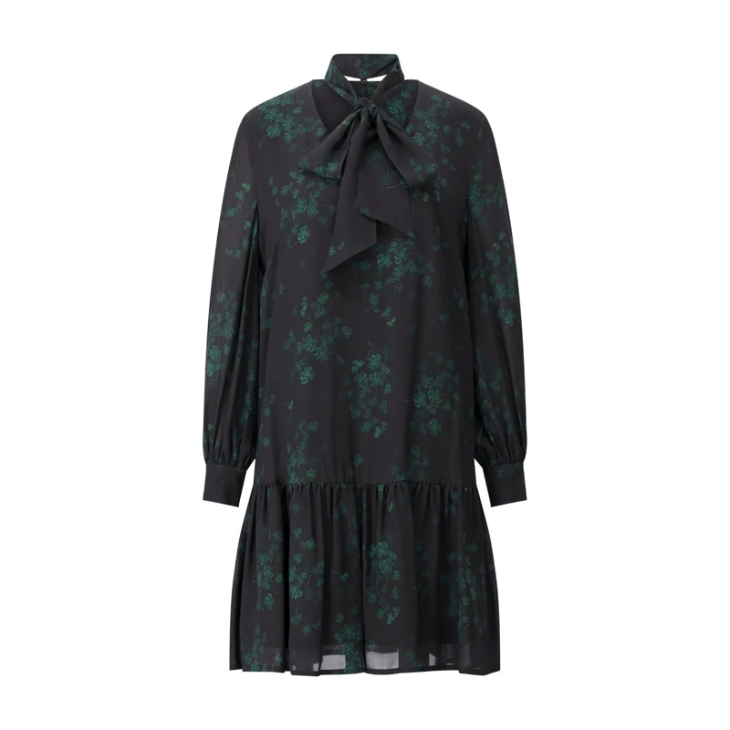 Riani  Midikleid mit Print Schwarz