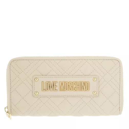 Love Moschino Portafogli Quilted Pu  Aviorio Portemonnaie mit Zip-Around-Reißverschluss