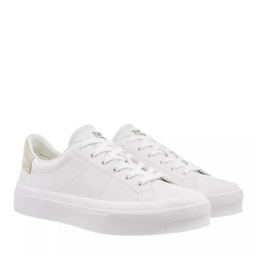 Givenchy Sneakers Two Tone Leather White/Beige låg sneaker