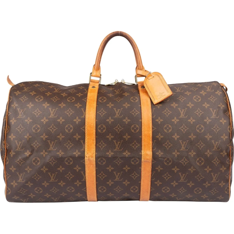Louis Vuitton Tote Louis Vuitton Canvas Monogram Keepall 55 braun