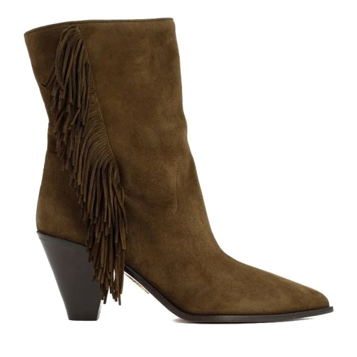 Aquazzura Marfa 70 Boots Brown Stiefel