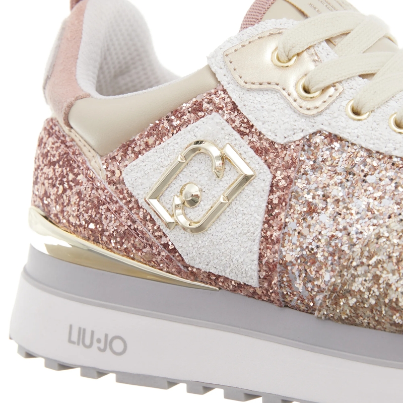 LIU JO Low-Top-Sneaker Maxi Wonder 01 Sneaker Light Gold/Copper(Image 5)