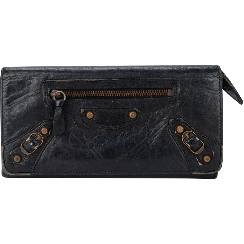 Balenciaga Schultertasche Balenciaga Leather City Handbag Wallet mehrfarbig