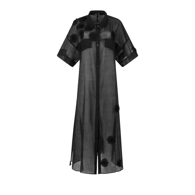 Helene Galwas Maxikleid Kaftankleid GAGARE schwarz