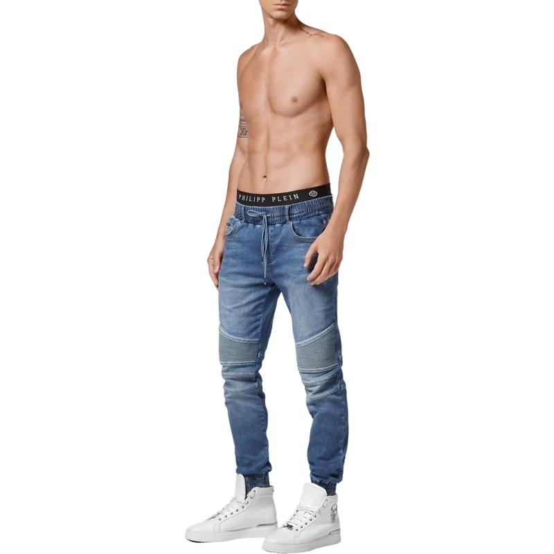 Philipp Plein Tapered-Jeans Jeans dunkel-blau(Image 4)