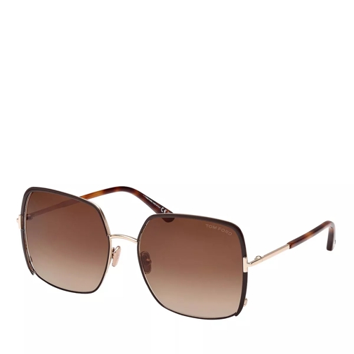 Tom Ford Raphaela gradient brown Sunglasses