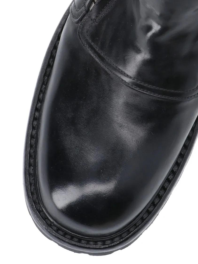 Thumbnail - Premiata Stiefel - Leather Ankle Boots Black Round Toe - Gr. 10 - in Schwarz - für Damen