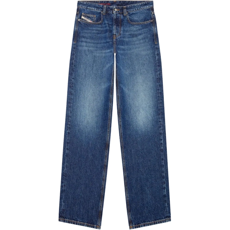 Diesel Jeans à jambe droite Jeans Denim blau