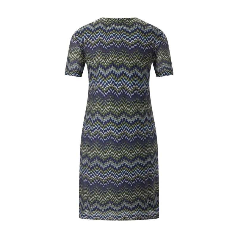 Missoni Mini-jurk Minikleid mit Zickzack-Design blau(Image 2)