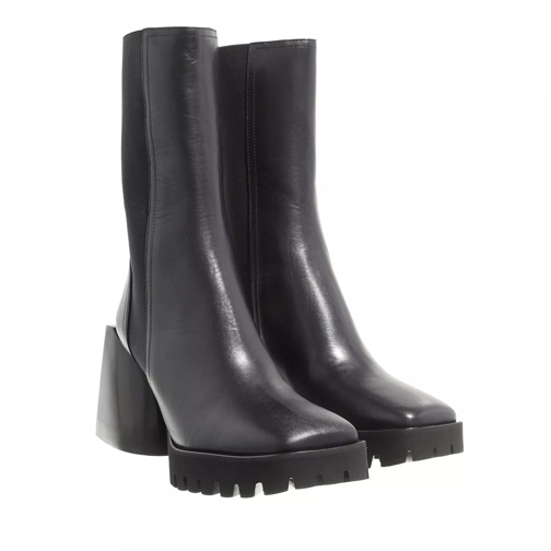 N°21 Boots Embossed Logo Black Ankle Boot