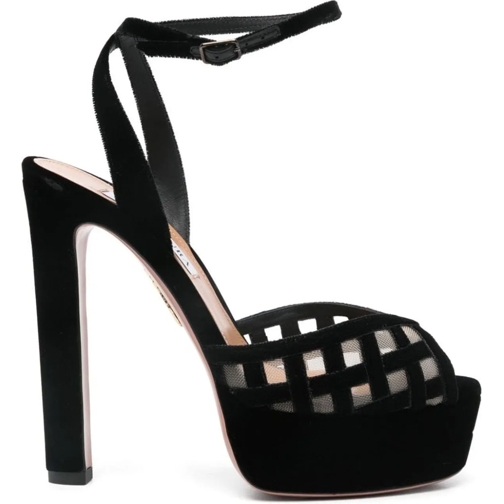 Aquazzura Claquette Sandals Black schwarz