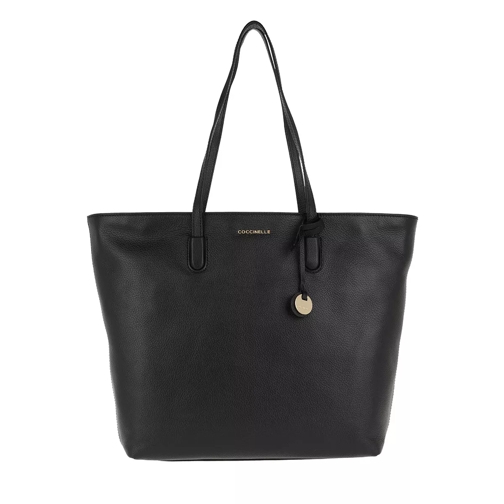Coccinelle Clementine Soft Shoulder Bag Noir Rymlig shoppingväska