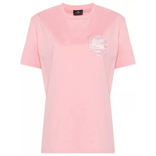 Etro Pink Pegaso T-Shirt Pink 