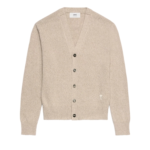 AMI Paris CREW NECK CARDIGAN 265 CHAMPA Strickjacke