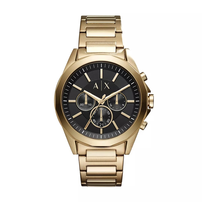 Armani Exchange Chronographe Watch Drexler AX2611 Gold