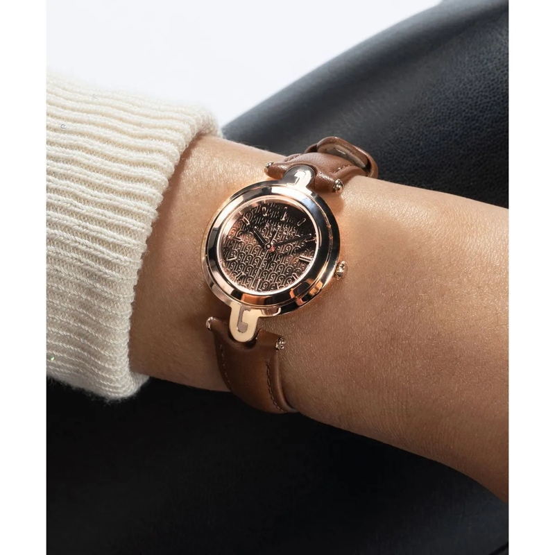 Furla Quarzuhr Quarz Analog Uhr Furla Arch-Bar braun(Image 3)